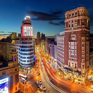 Gran vía de Madrid